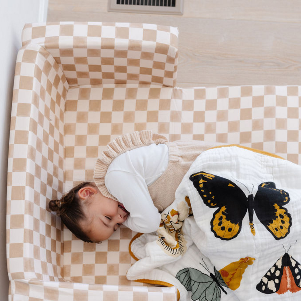 Checker Toffee Play Couch N593835