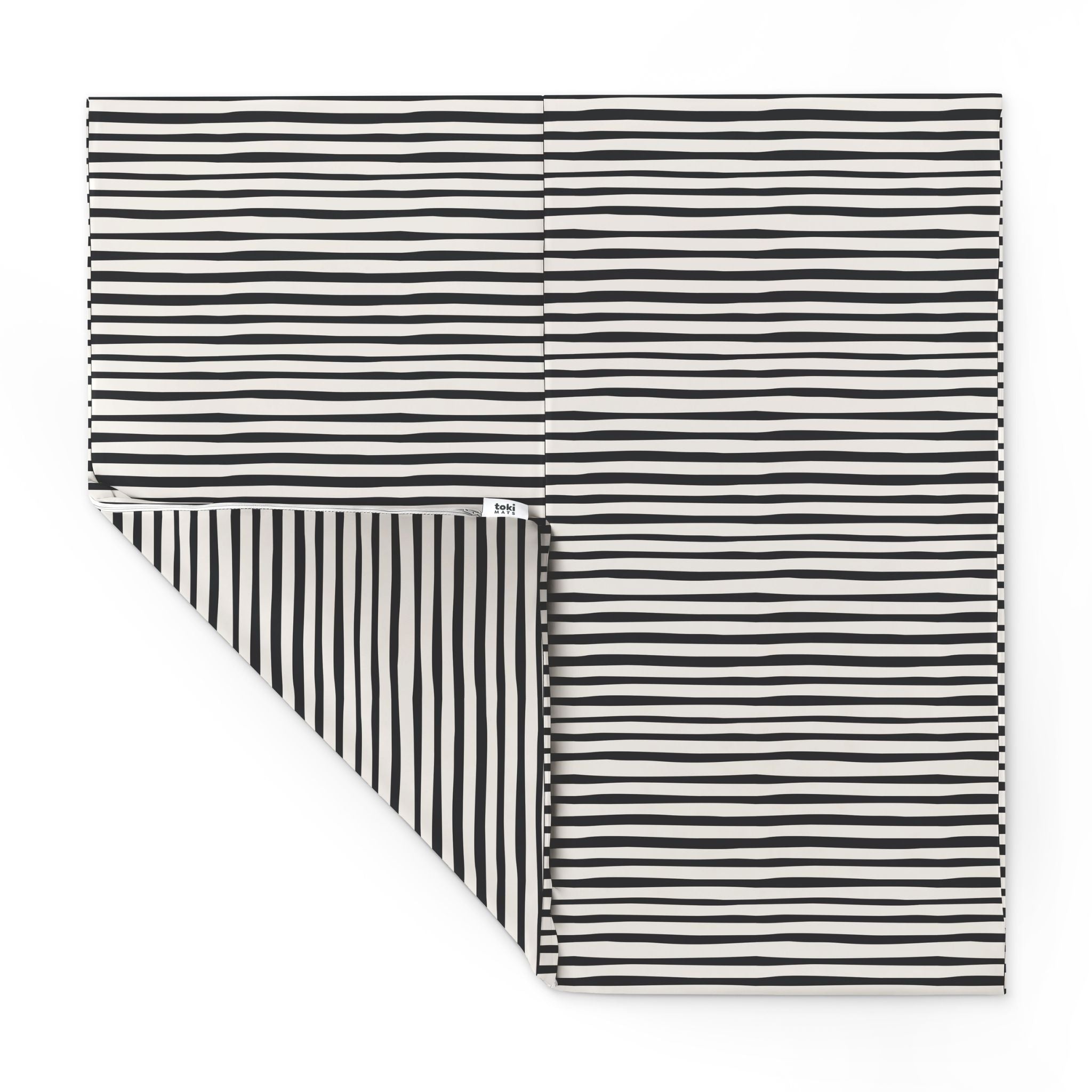 Vegan Leather Mat with Bold Stripe H69011