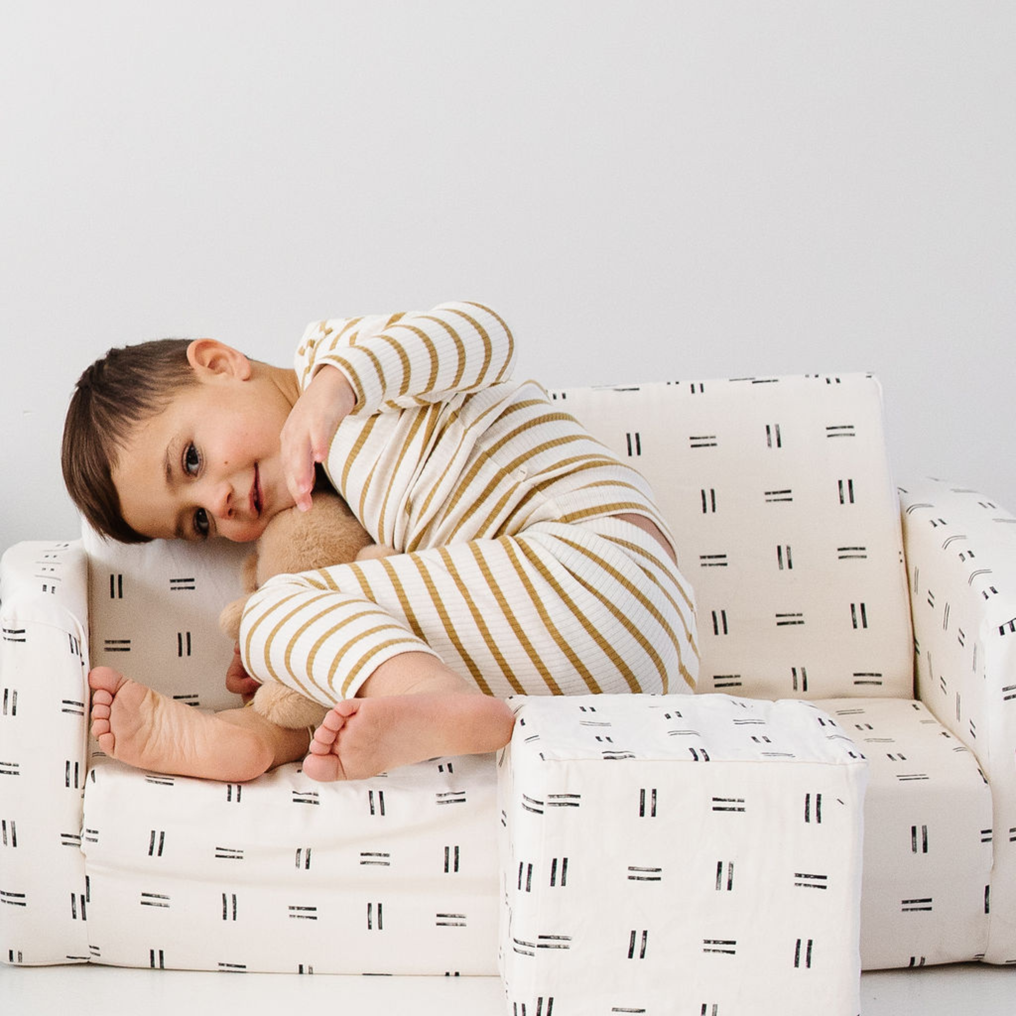Mudcloth Play Couch for Kids U37392