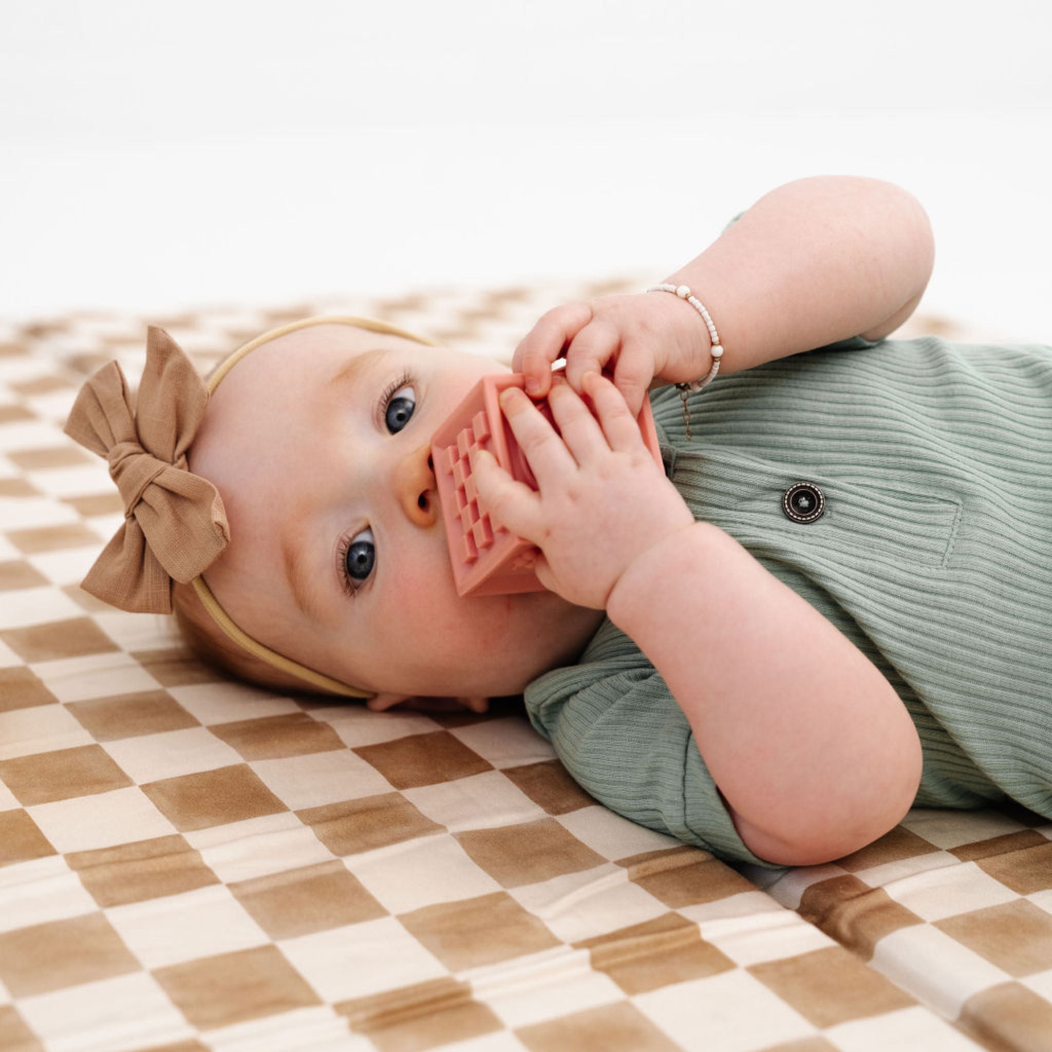 Organic Cotton Checker Mat N642