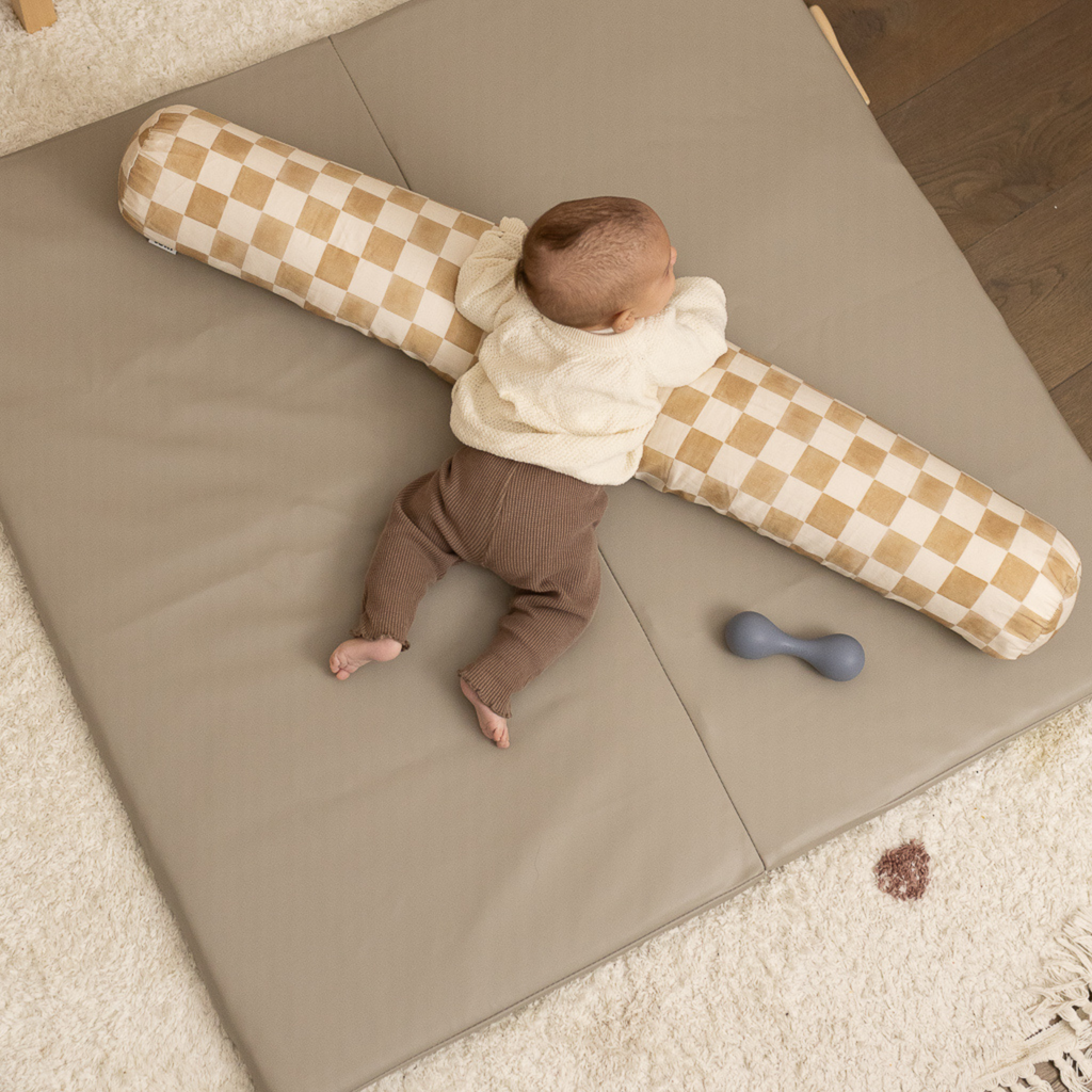 Checker Toffee Support Pillow A727118