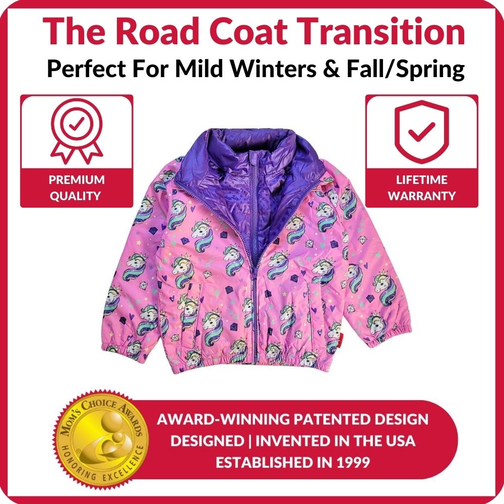 Unicorn Print Car Seat Coat W496