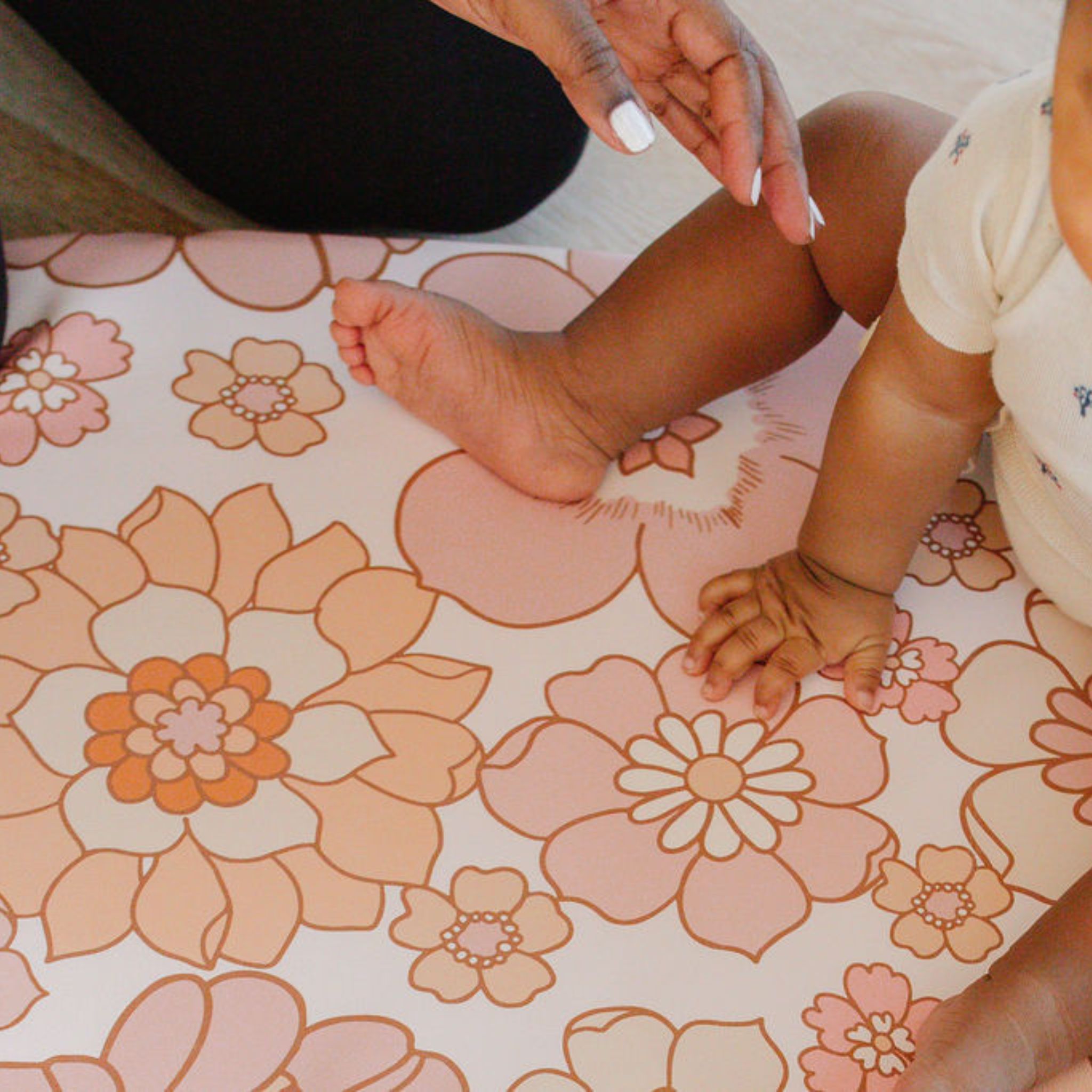 Kids Blooms Vegan Leather Mat F952642
