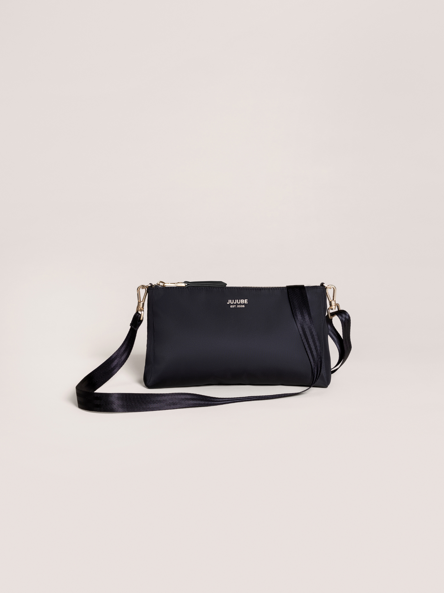 3-Piece Pouch Clutch Purse Set - Black V564