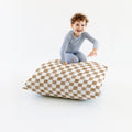 Checker Toffee Bean Bag N2923