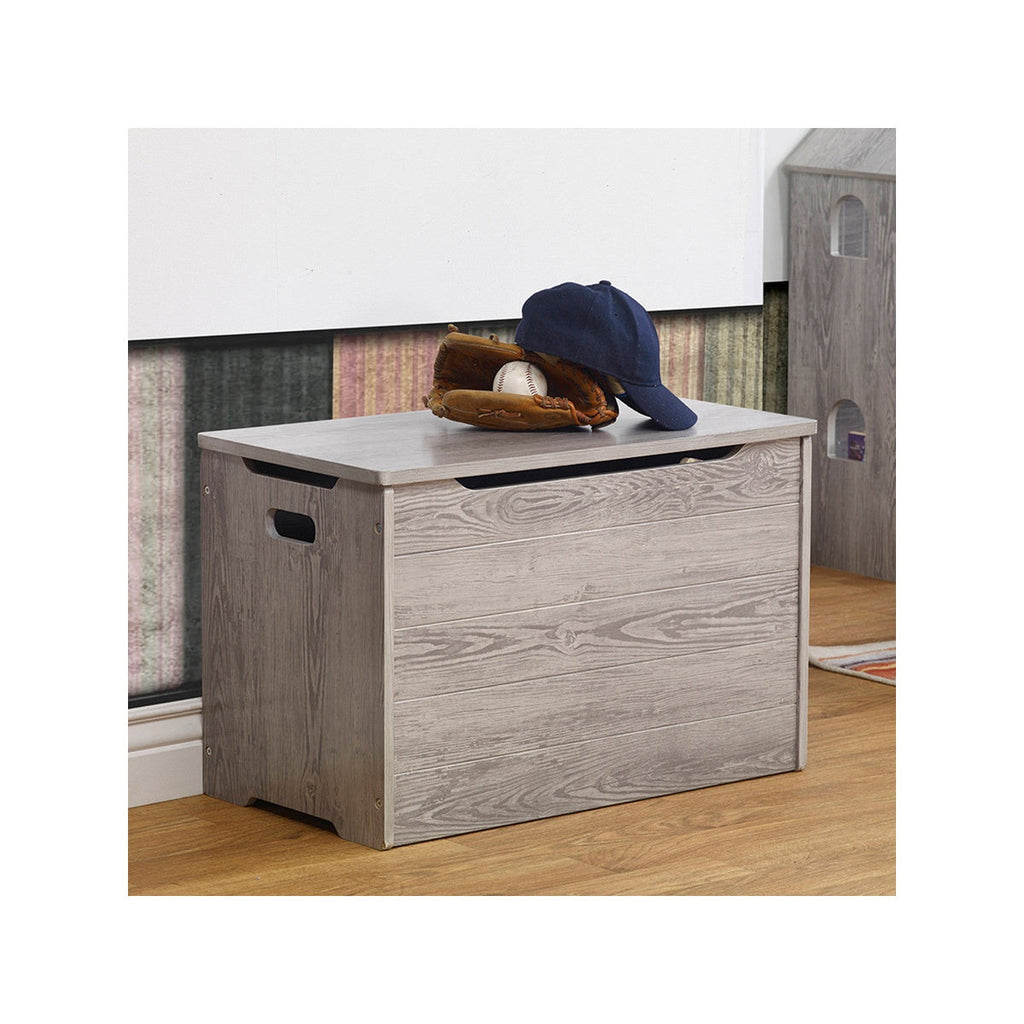 Farmhouse Toy Box in Panel Gray M40903
