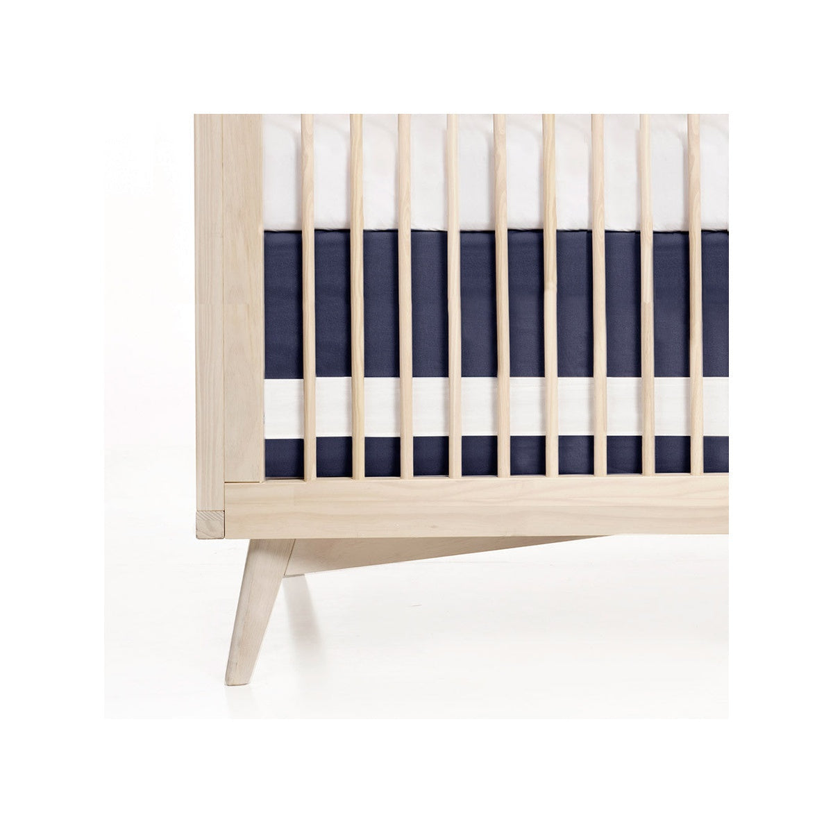 Woven Cotton Band Crib Skirt B506563