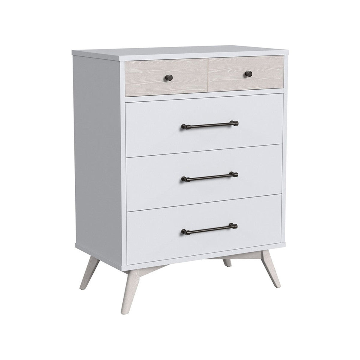Ash Linen 4 Drawer Chest U897479