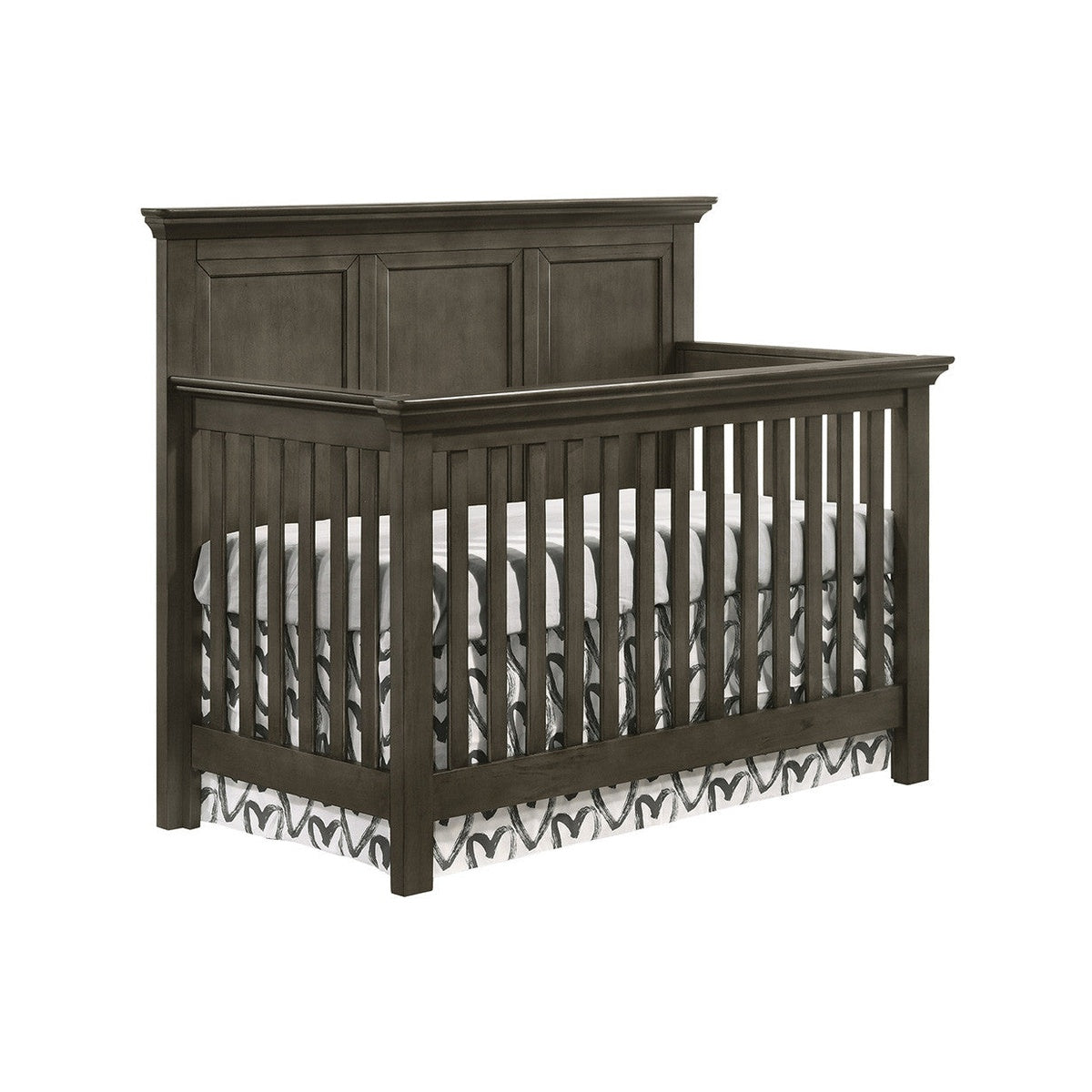 Convertible Nursery Crib in Grey Y278029