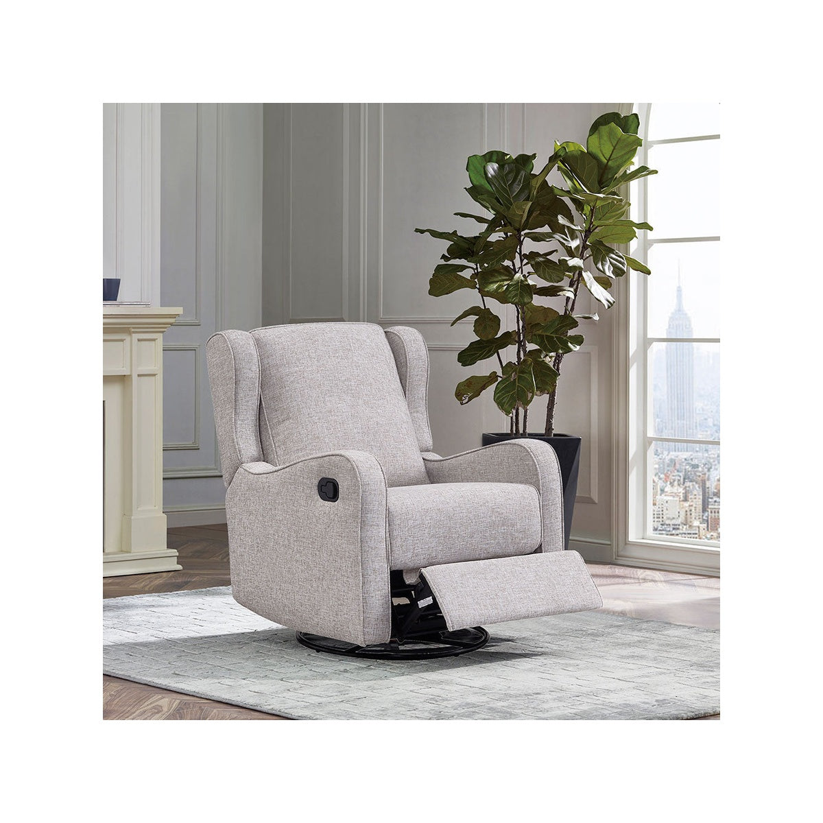 Fawn Glider Swivel Recliner V3643