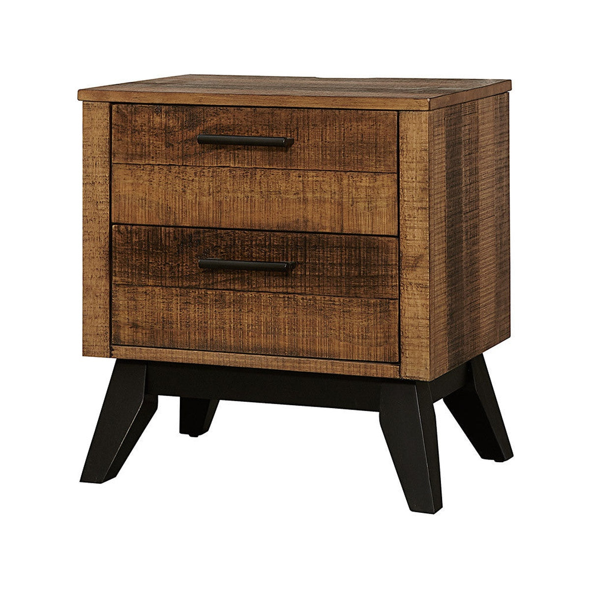 Rustic Nightstand in Brushed Wheat X474