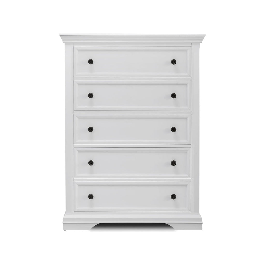 5 Drawer Dresser - White F784