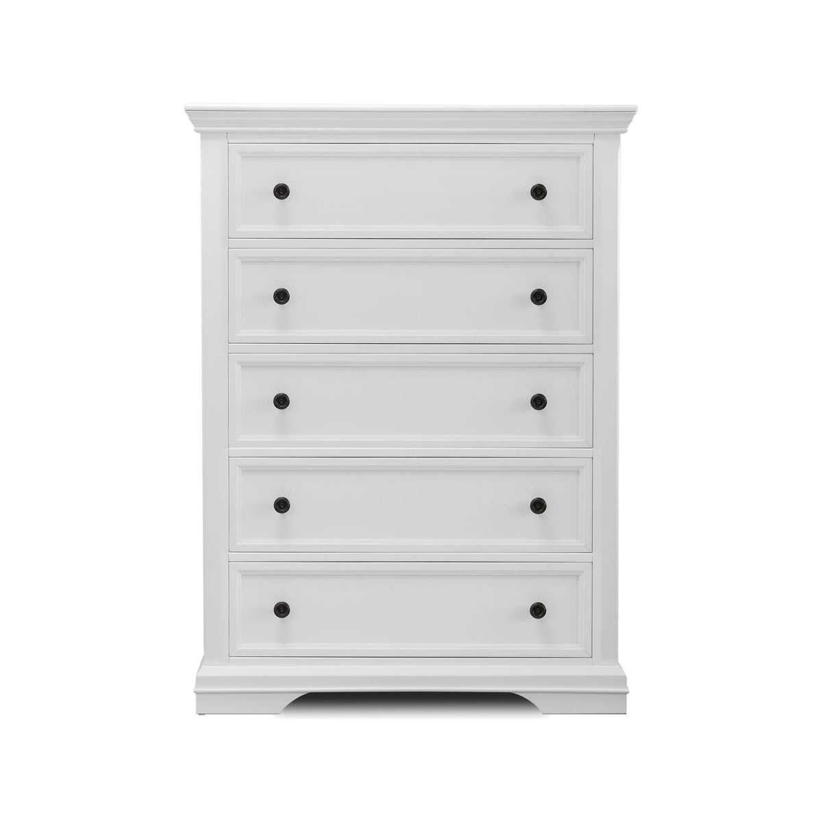5 Drawer Dresser - White F784