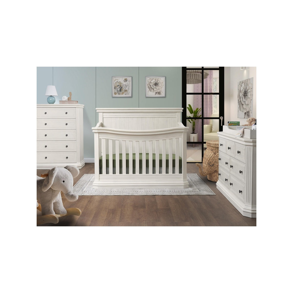 4-in-1 convertible crib - Brushed Ivory I33942