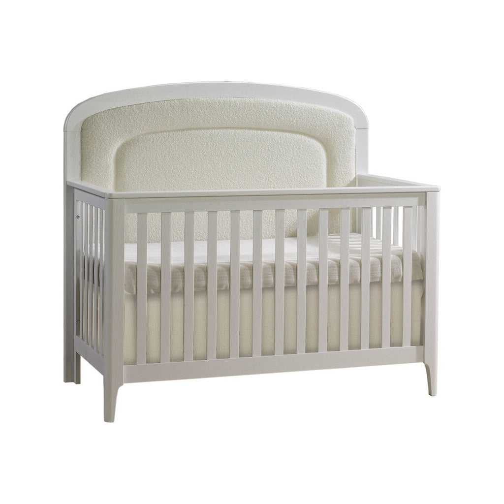 Crib to Double with Upholstered Panel Boucle Beige V166