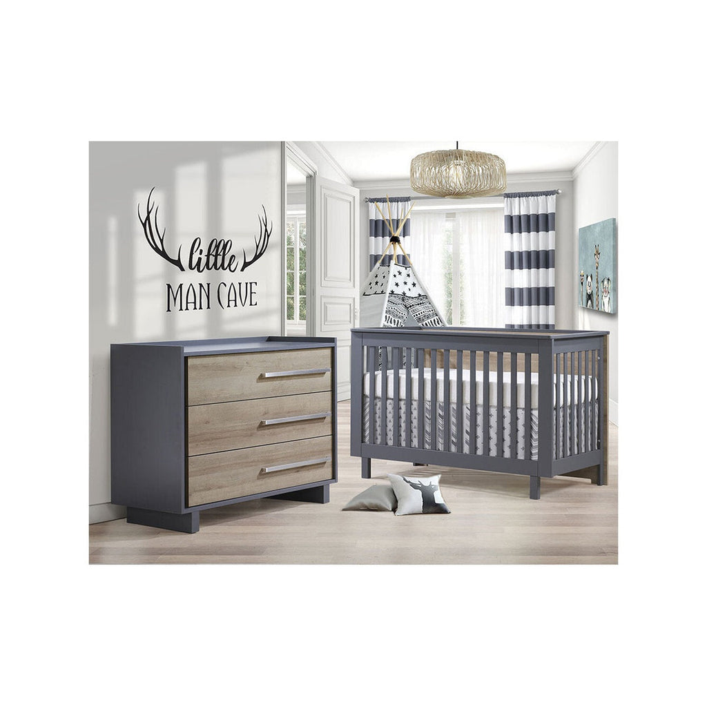 Convertible Crib and 3 Drawer Dresser XL K15228
