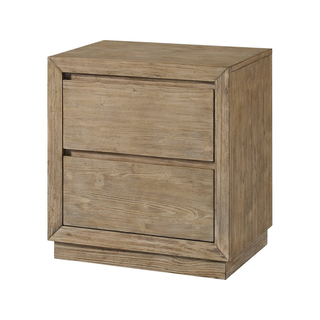2 Drawer Nightstand with Power F478
