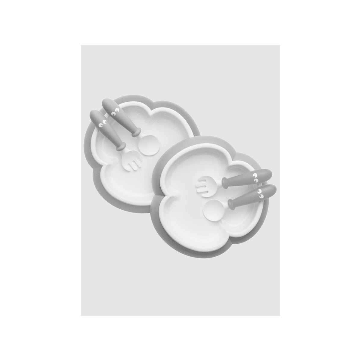 Baby Plate, Spoon and Fork, 2 sets F665064