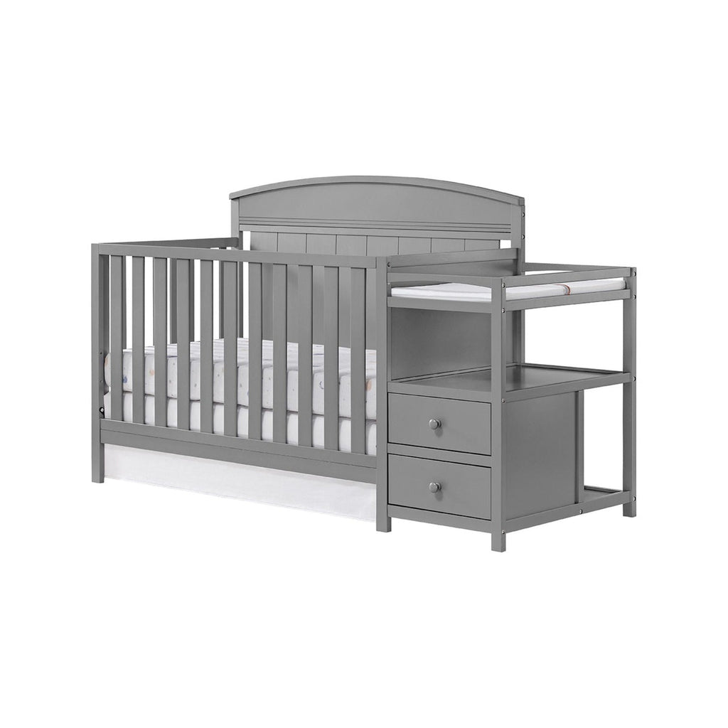 Baby Crib and Changer - Dove Gray F941408