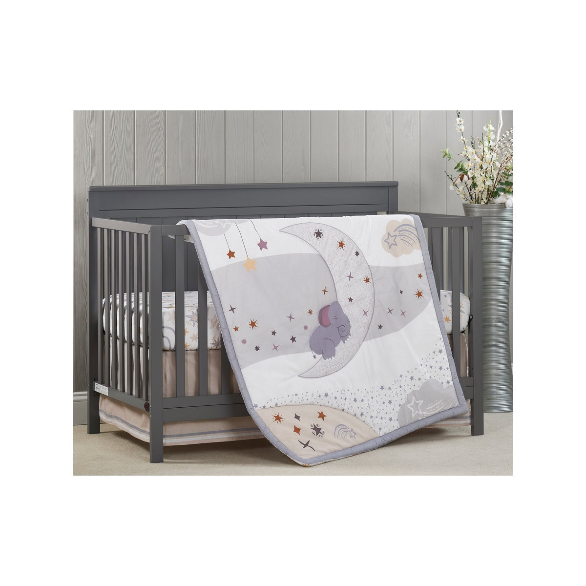 3pc Crib Bedding Set L233