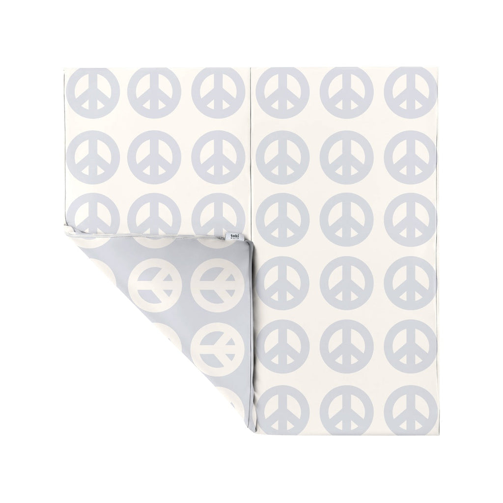 Vegan Leather Peace Sign Mat N8631
