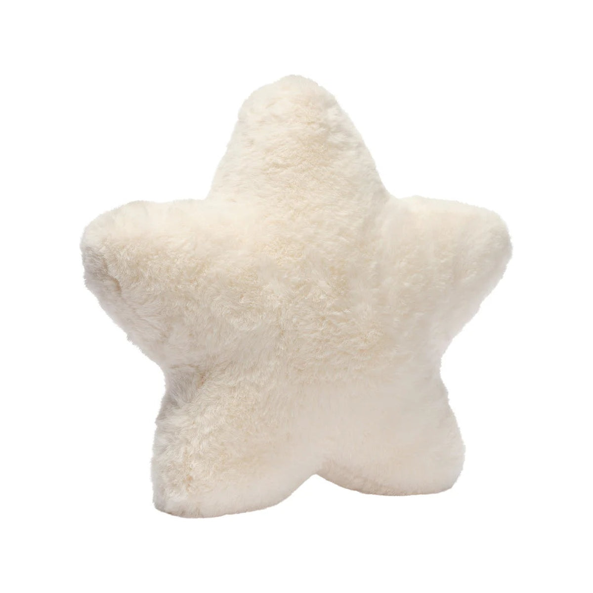 Star Pillow Plush - Ultra Soft Creamy White S3157