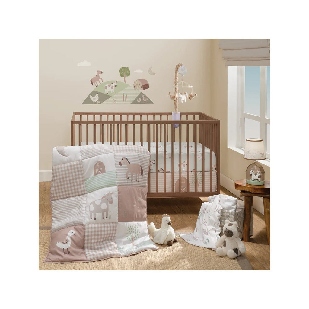 Farmyard Friends 3-Piece Infant Crib Bedding Set J388101