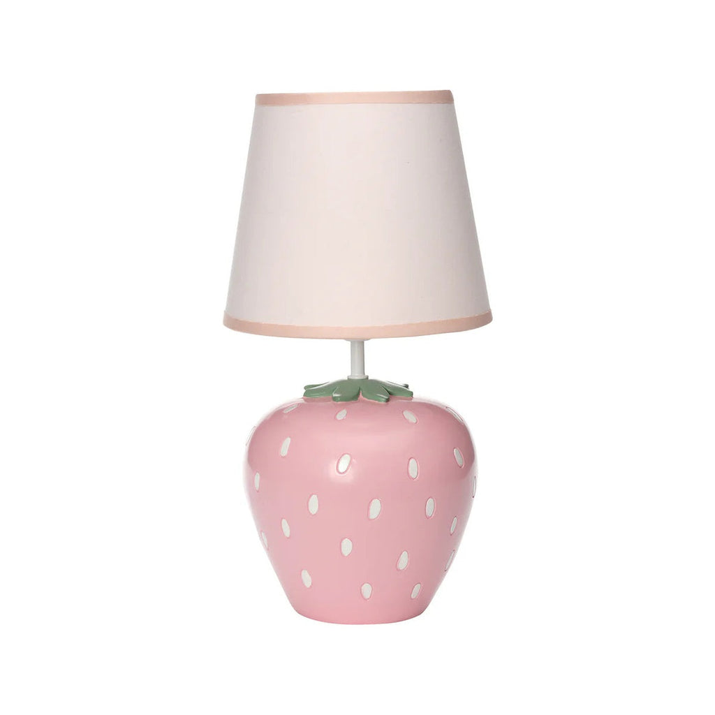 Strawberry Hand-Painted Lamp with Shade J821