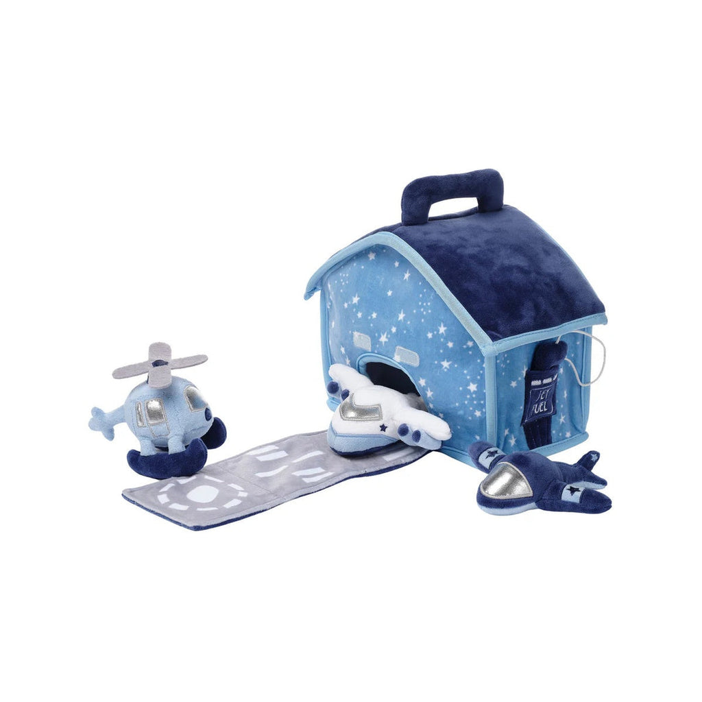 Interactive Airplane Plush Play Set with Stuffed Toys C1368