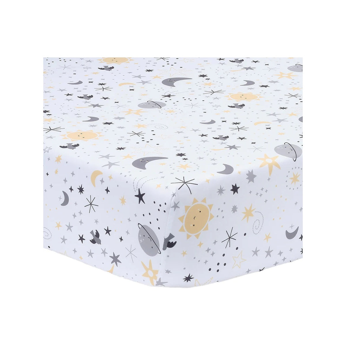 Celestial Microfiber Baby Fitted Crib Sheet R51594