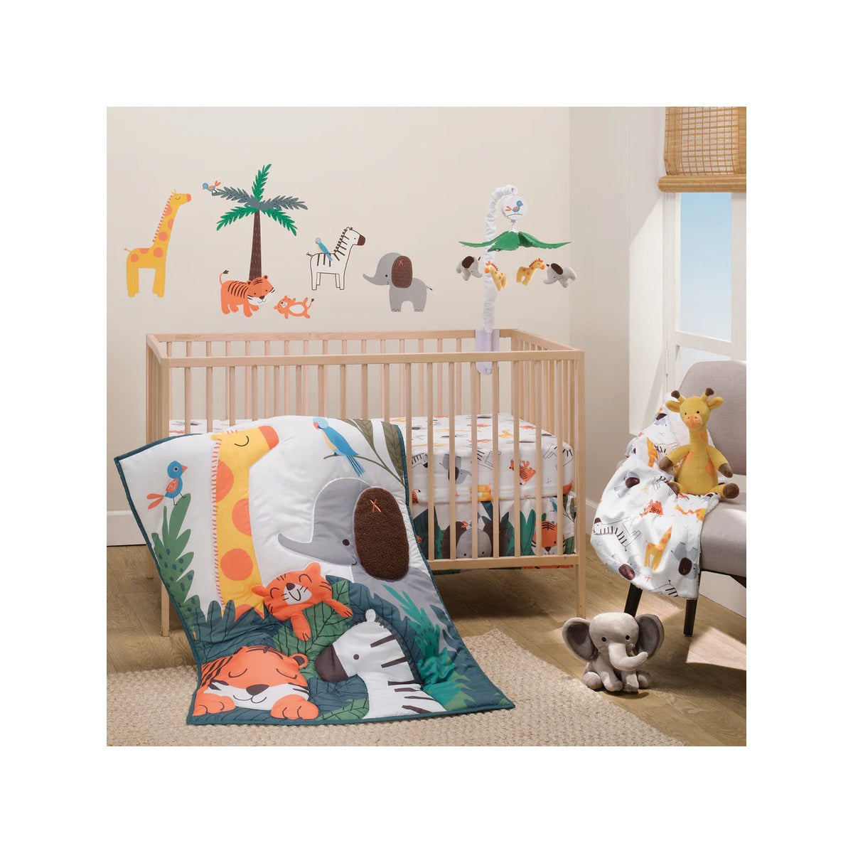3-Piece Baby Nursery Crib Bedding Set G7167