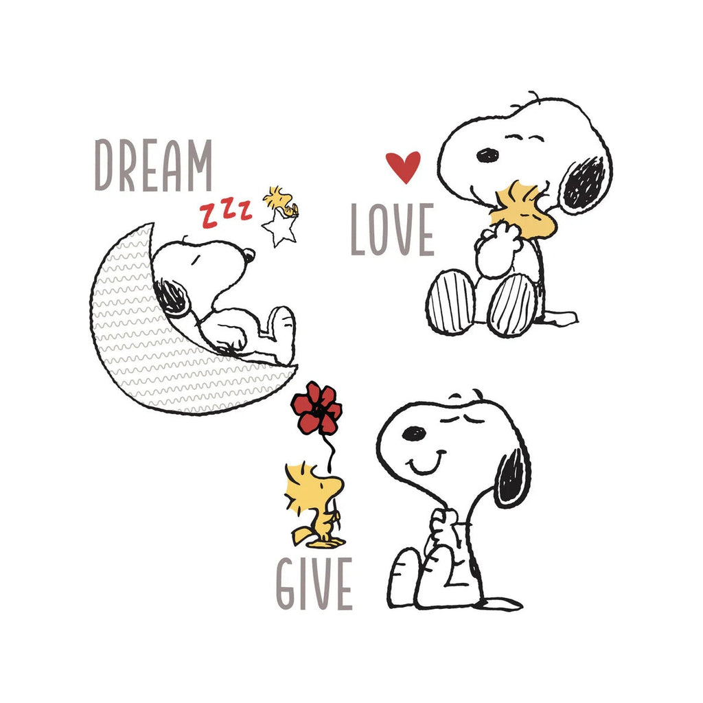 Snoopy Love Wall Decals with Woodstock Stars and Moon Q56477