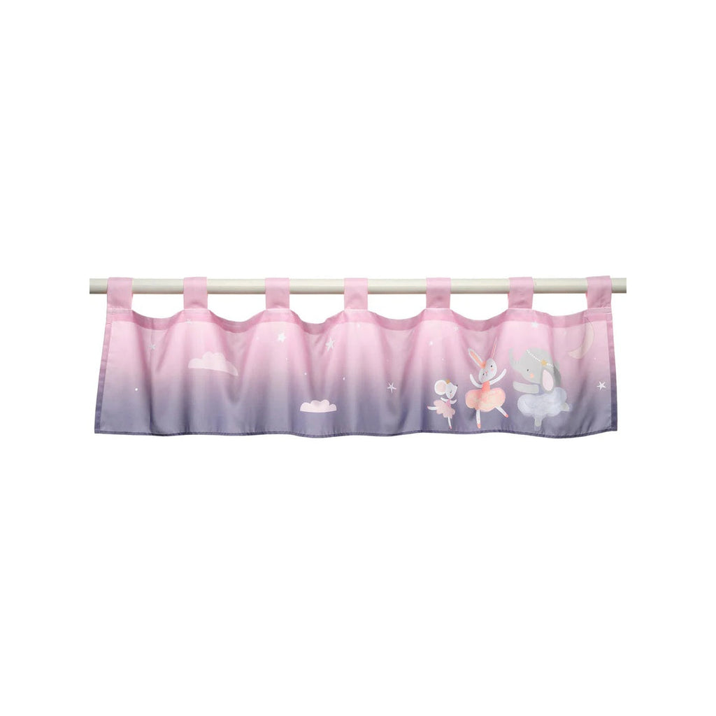 Ballet Animals Window Valance - Pink/Purple H27016