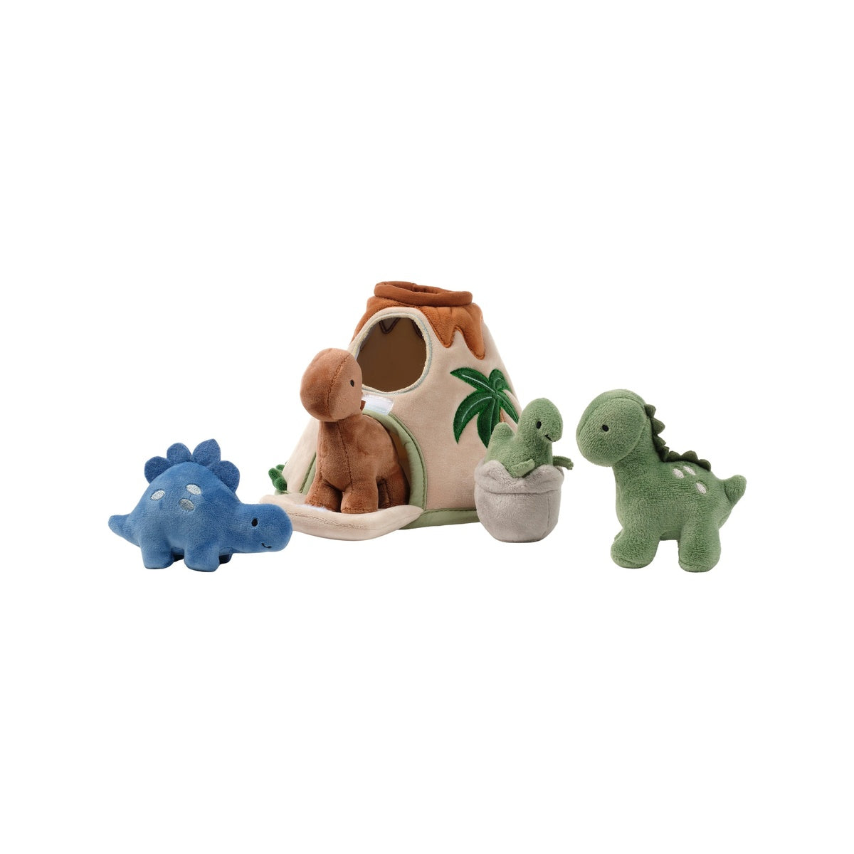 Dinosaur Volcano Plush Toy Play Set D78848