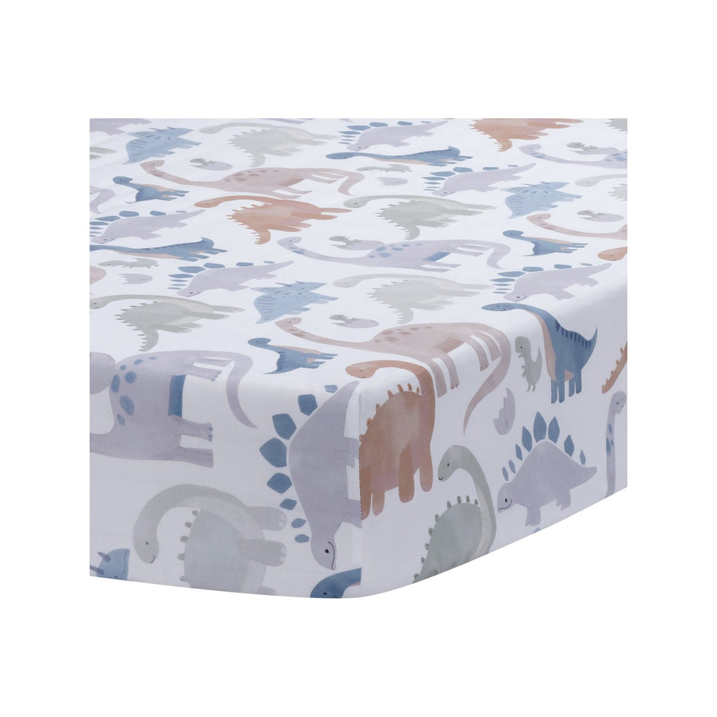 Dinosaur Cotton Fitted Crib Sheet N412187