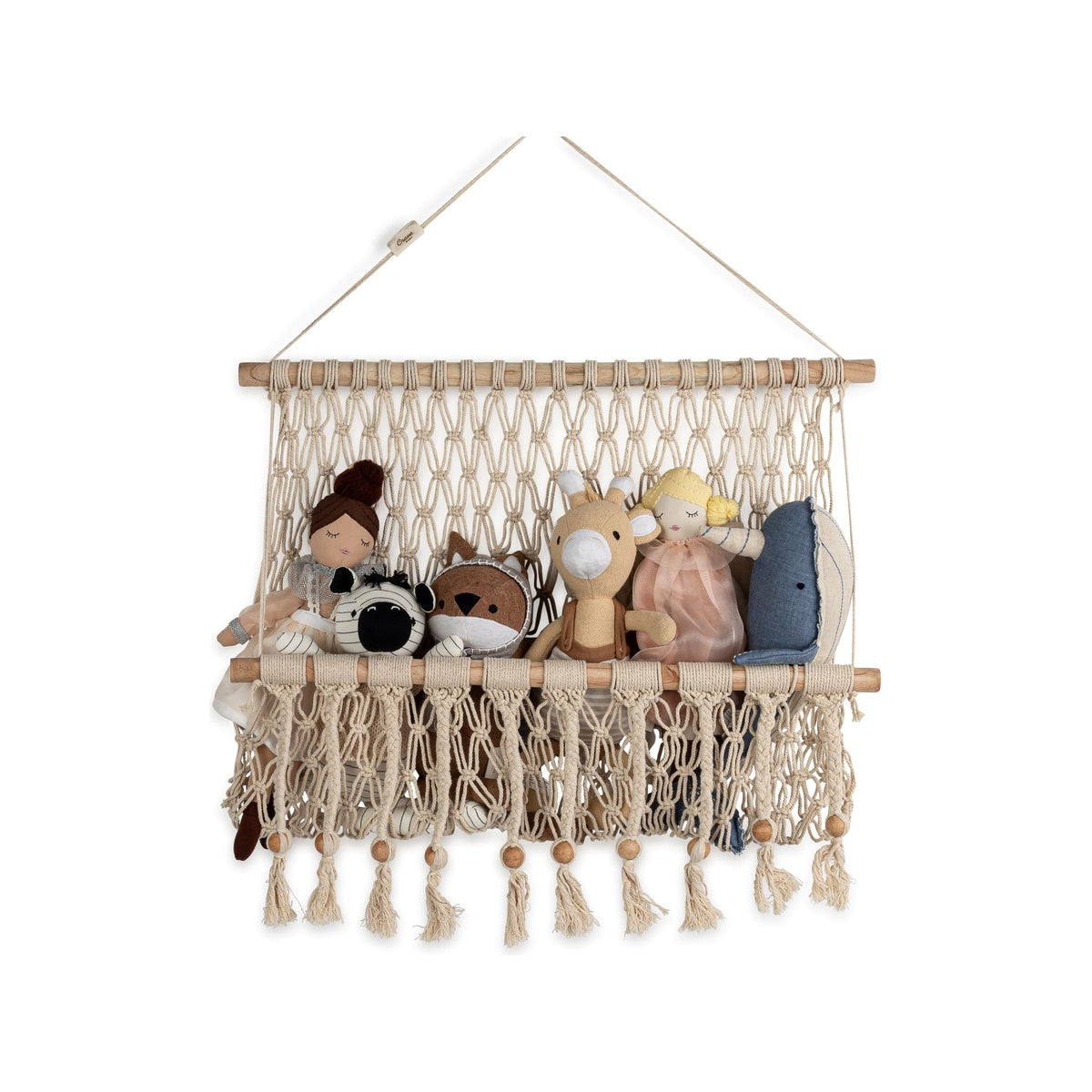 Hanging Macrame Basket Storage N22726
