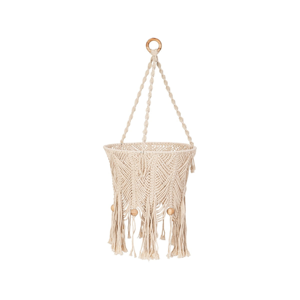 Macrame Nursery Ceiling Hanging - Beige F969