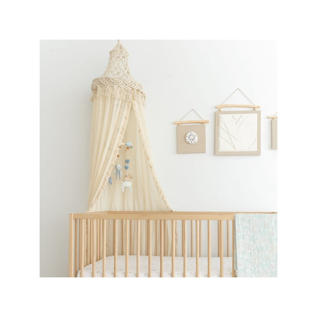 Macrame Boho Bed Canopy I238
