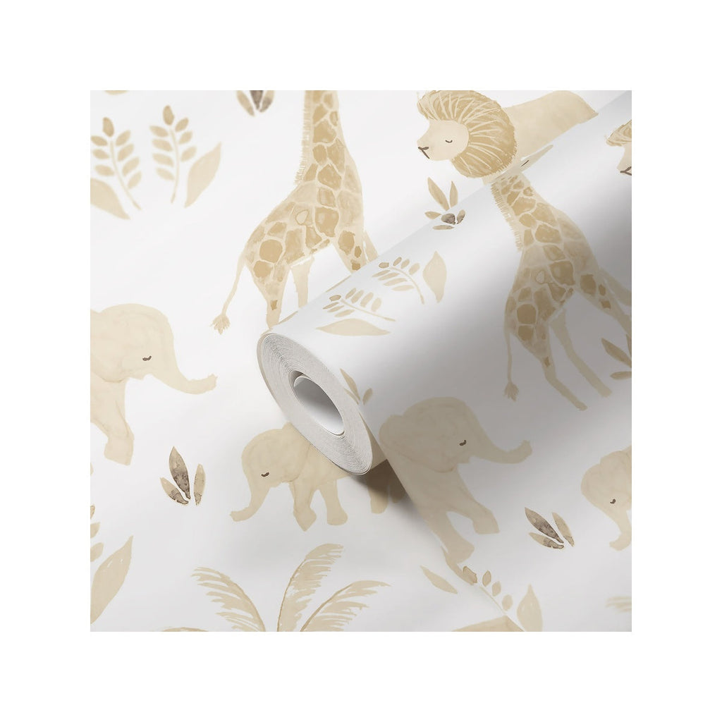 Safari Animal Nursery Wallpaper F1195