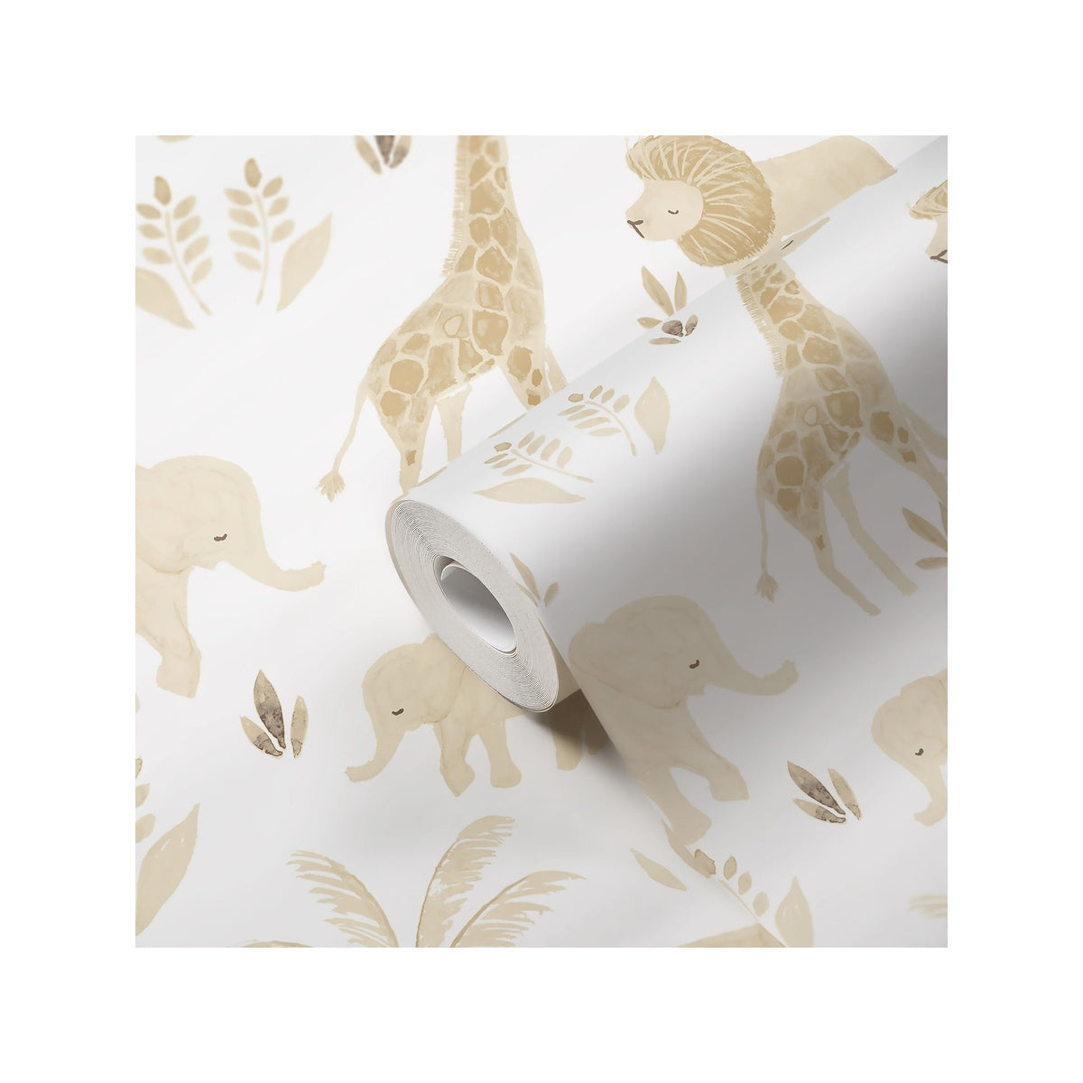Safari Animal Nursery Wallpaper F1195