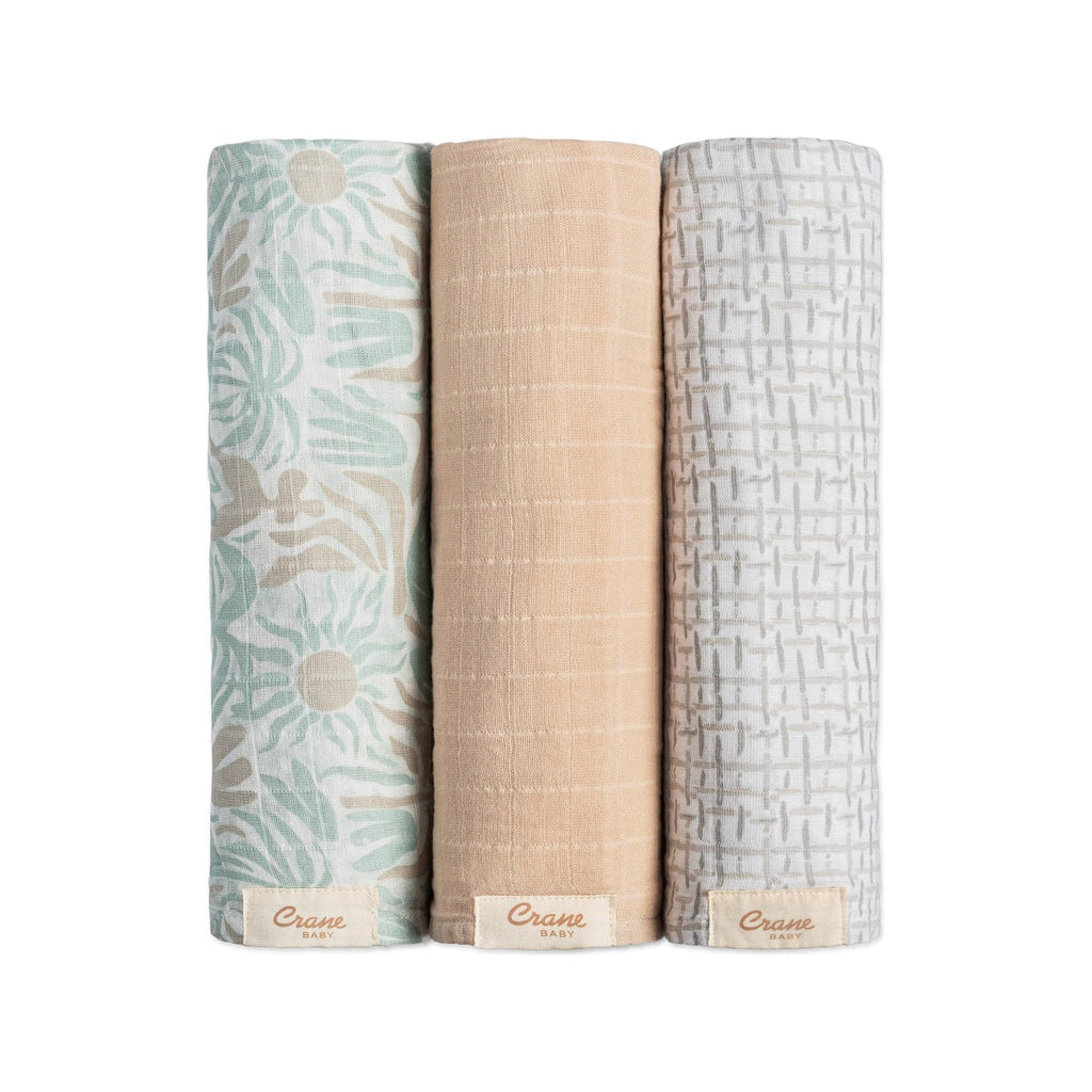 Newborn Swaddle Blanket Set, 3-Piece J1658