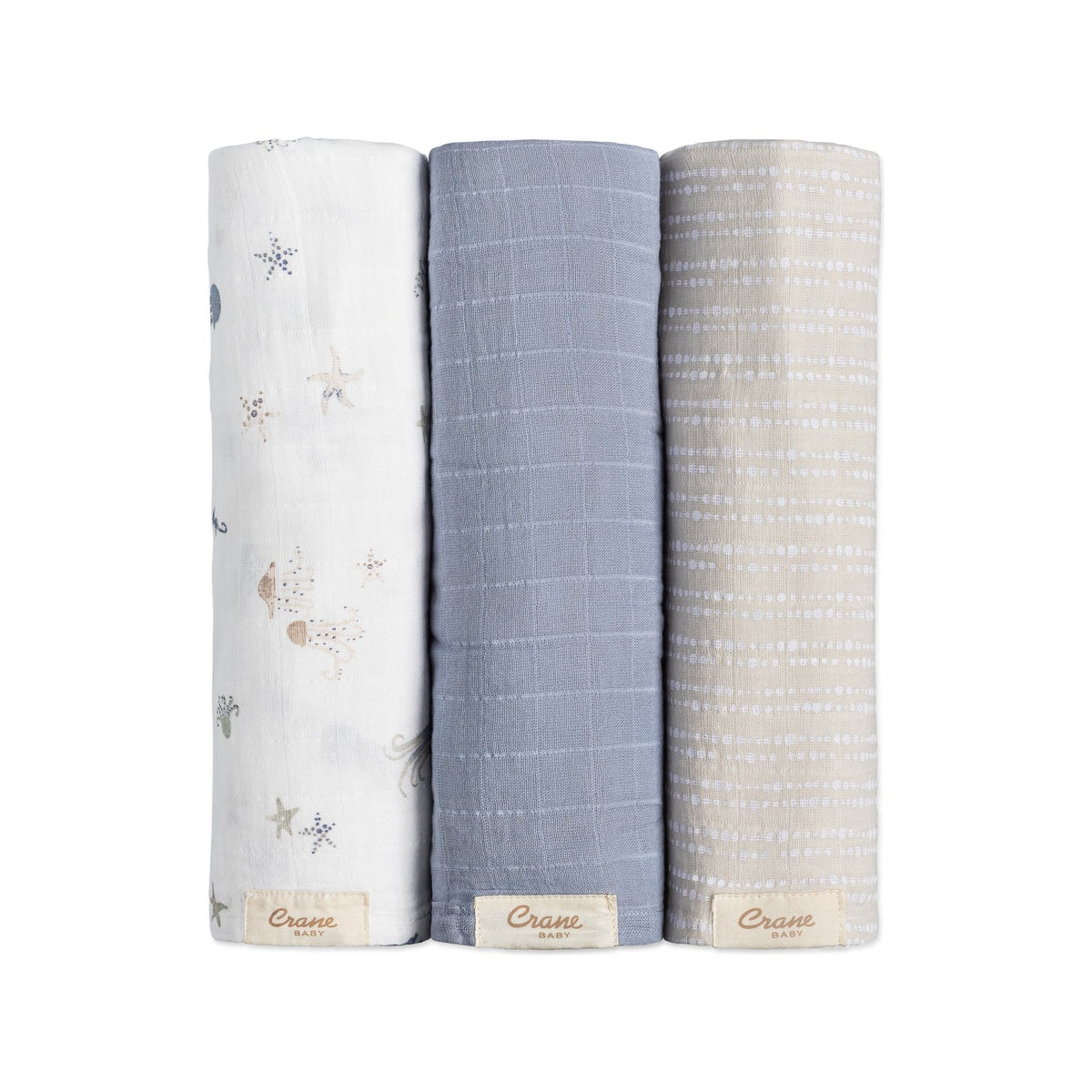 Newborn Swaddle Blanket Set, 3-Piece J1658