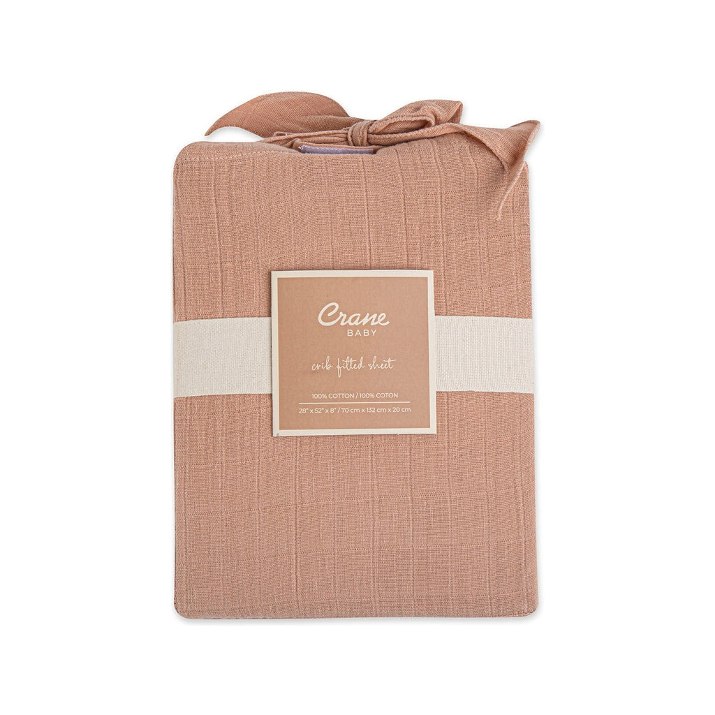 Muslin Fitted Crib Sheet O7258