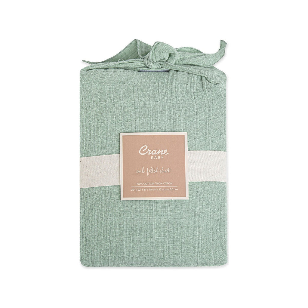 Muslin Fitted Crib Sheet O7258