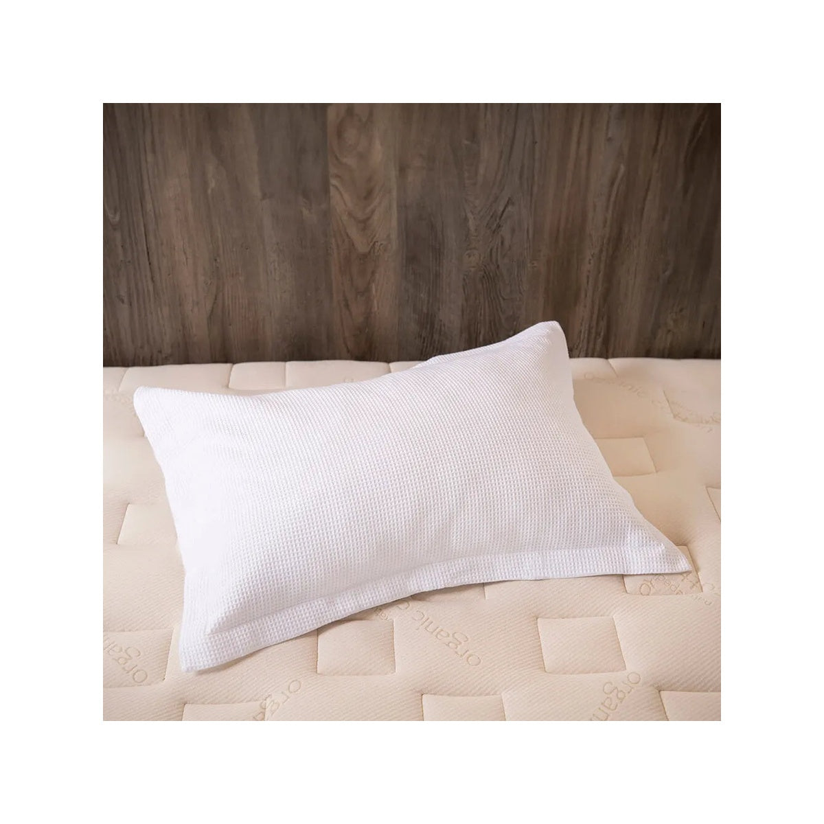 Organic Cotton Waffle Duvet Cover & Sham Set K930042