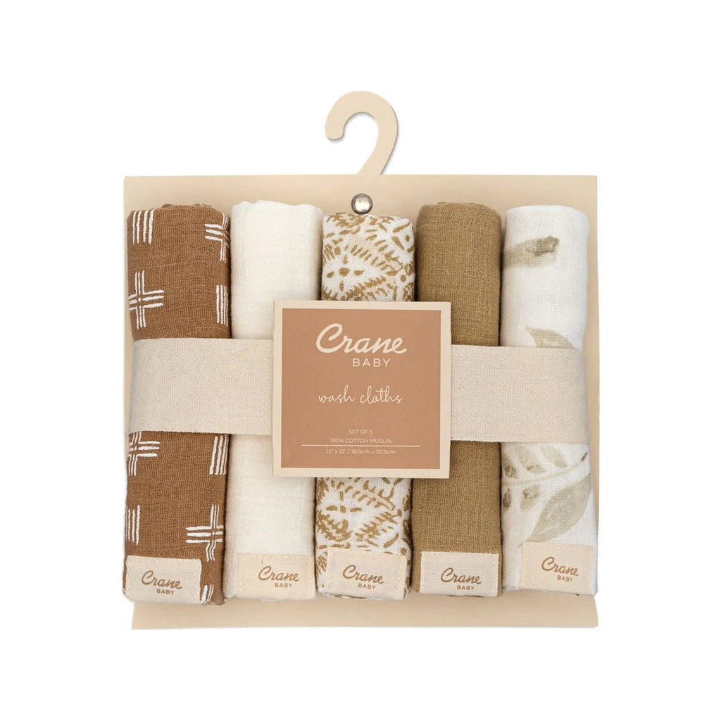 Cotton Baby Washcloth Set, 5-Piece C736533