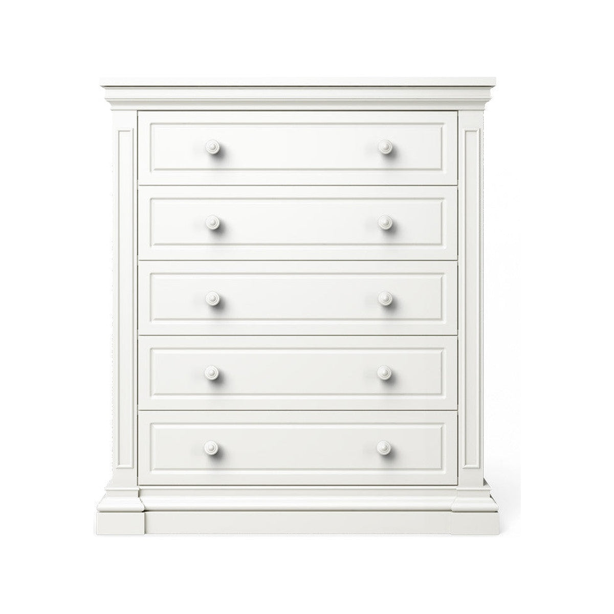5 Drawer Chest - White V8739
