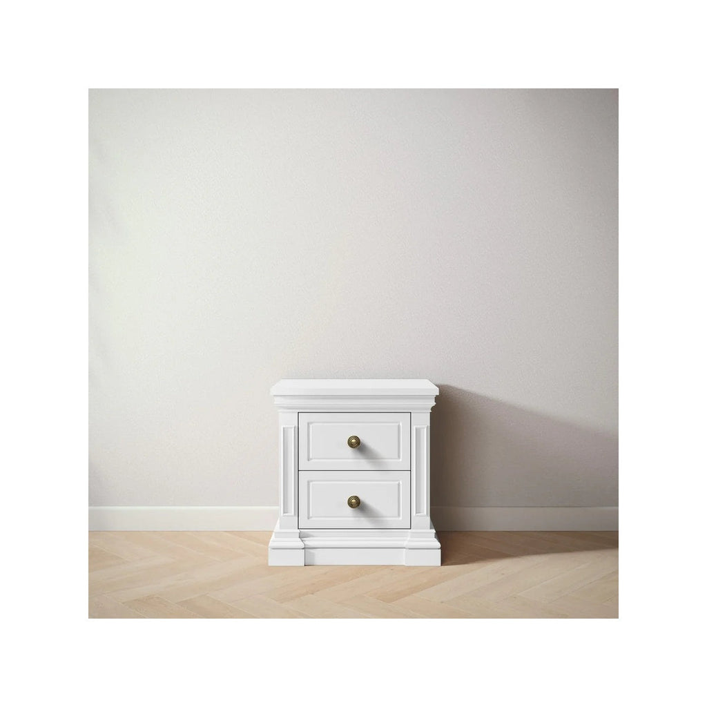 White Nightstand S513