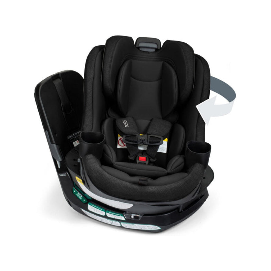 360 Slim Rotating Convertible Car Seat with Swivel Smooth Steel Ring F151054