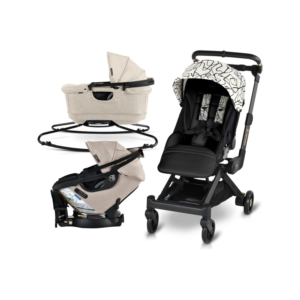 Travel System with Stroller, Lounge, and Ride Modes P25870